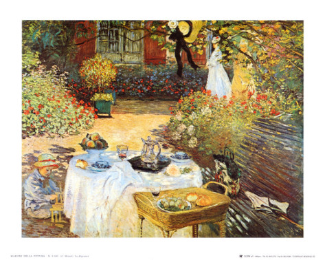Le Dejeuner-Claude Monet Painting